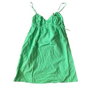 BRIGHT GREEN ZARA MINI DRESS